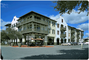 The Lofts West condos at Rosemary Beach