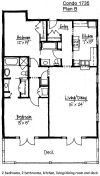 1735 floor plan B 1,366 sqft.