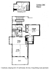 1785 floor plan D 1,156 sqft.