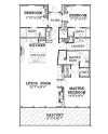 F floor plan,    Gross Square Feet: 2244 Balcony: 400