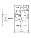 H floor plan, Gross Square Feet: 3998 Balcony: 480